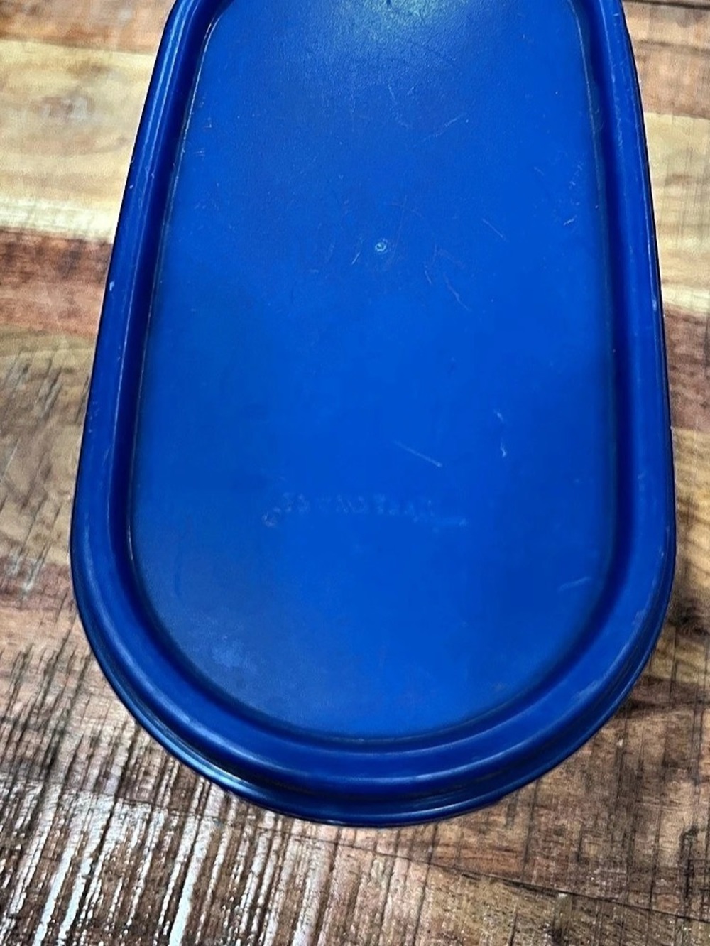 Tupperware Modular Mates Oval Container Blue & White - Picture 5 of 6
